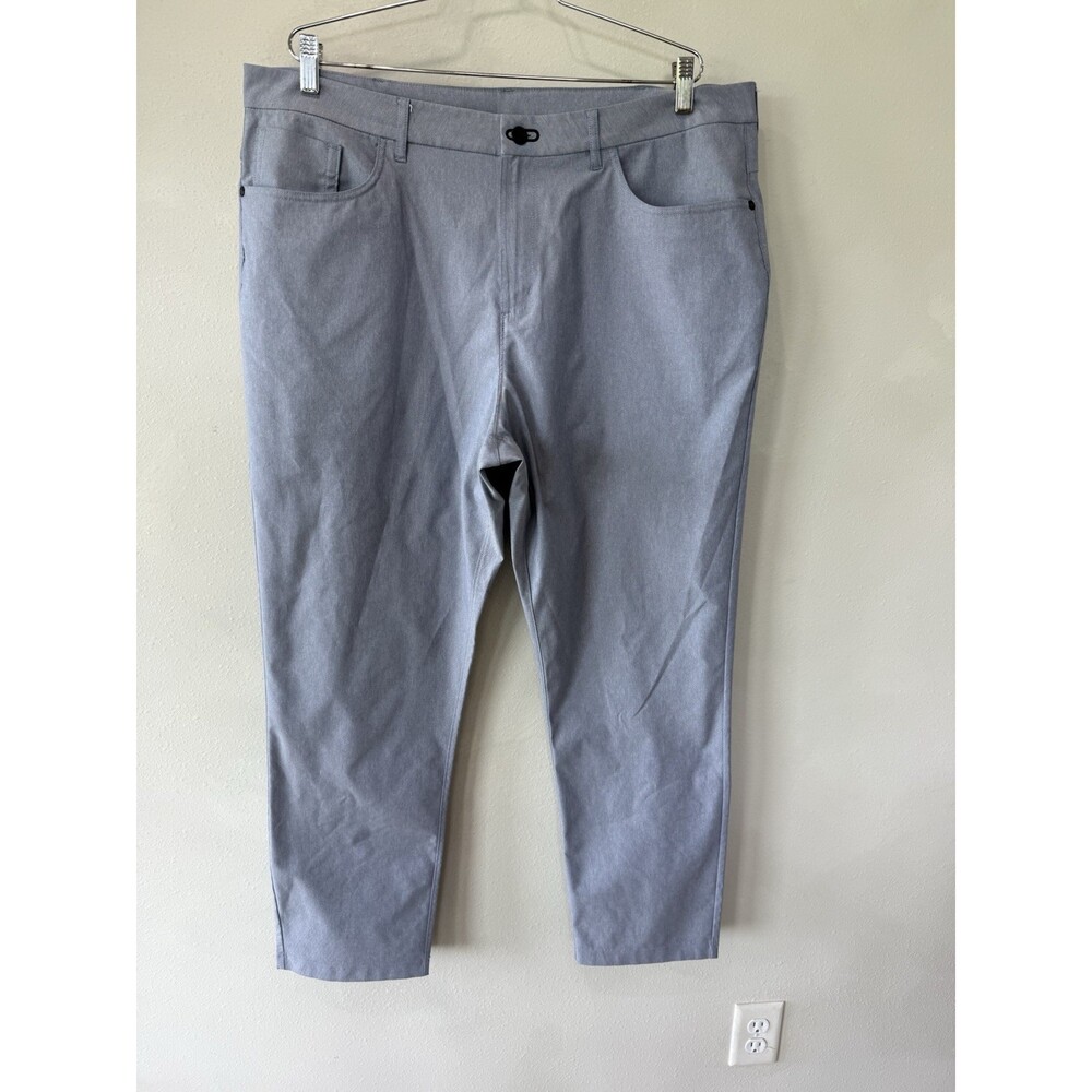 Public Rec Pants Mens 40 X 32 Gray Workday 2.0 Five Pocket Chino Straight Leg